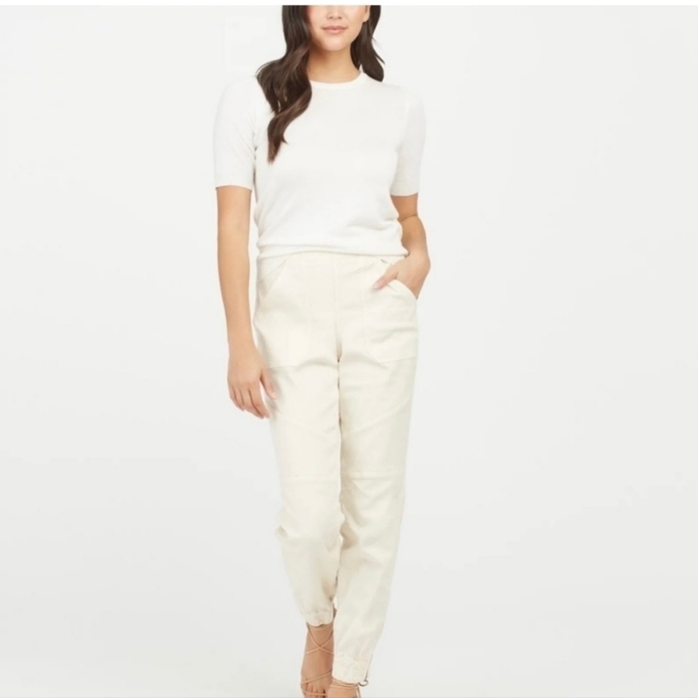 SPANX Stretch Twill Cargo Jogger NEW Size SMALL